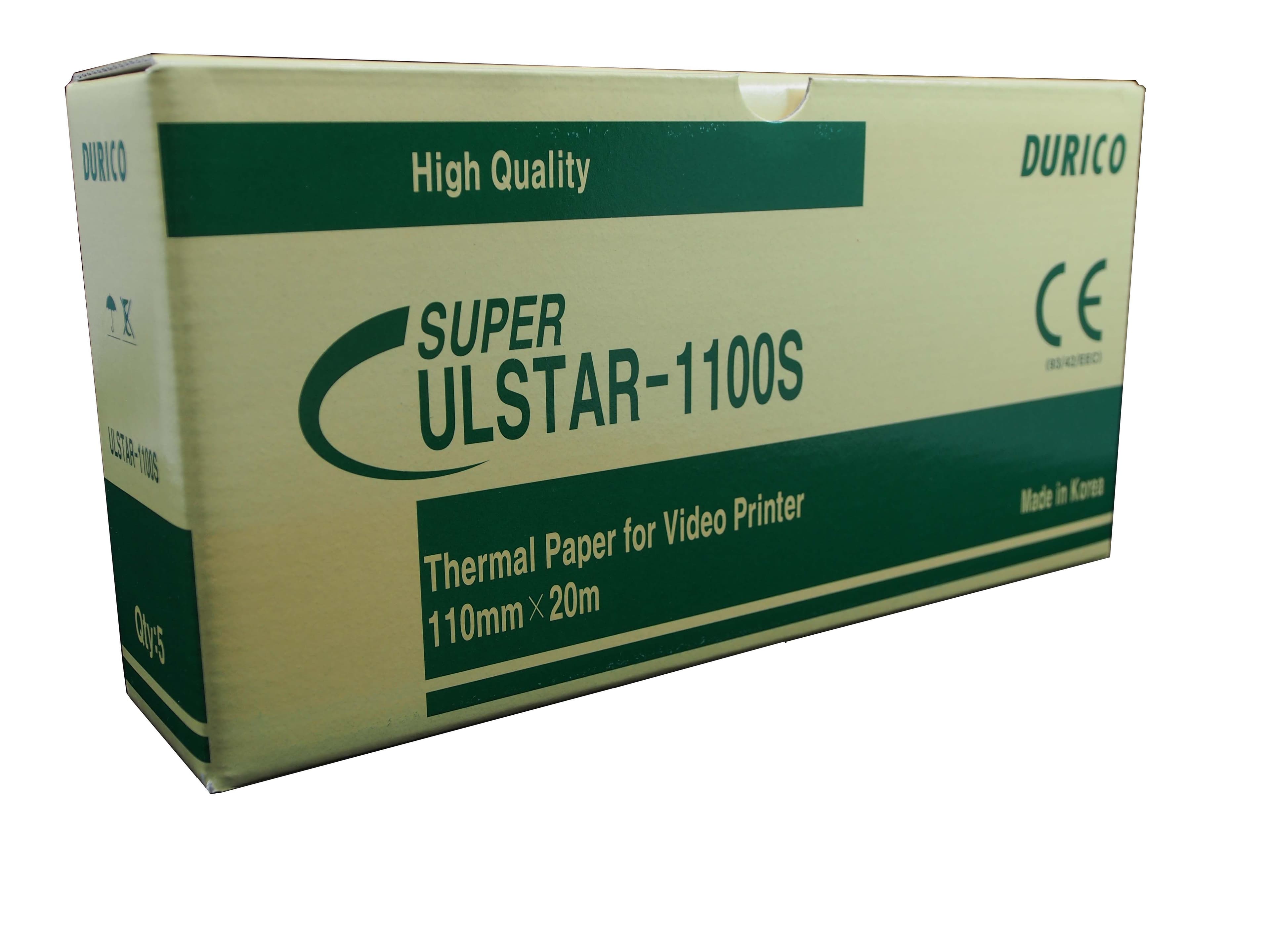 DURICO | Thermal Paper for Video Printer | 1100S | 110mm x 20m